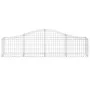 Gabionenkörbe 14 Stk. Bogenform Eisen 200x30x40/60 cm von vidaXL, Töpfe und Pflanzgefäße - Ref: Foro24-3145379, Preis: 682,72...