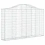 Gabion baskets 3 pcs arch shape iron 200x30x120/140 cm by vidaXL, Pots and planters - Ref: Foro24-3145452, Price: 258,56 €, D...