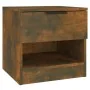 Bedside table made of plywood in a smoked oak color by vidaXL, Nightstands - Ref: Foro24-817045, Price: 36,38 €, Discount: %