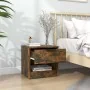 Bedside table made of plywood in a smoked oak color by vidaXL, Nightstands - Ref: Foro24-817045, Price: 36,38 €, Discount: %