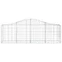 Gabion baskets 14 pcs arch shape iron 200x30x60/80 cm by vidaXL, Pots and planters - Ref: Foro24-3145400, Price: 1,00 €, Disc...