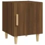 Nachttische 2 Stück braunes Eichensperrholz von vidaXL, Nachttische - Ref: Foro24-817314, Preis: 46,48 €, Rabatt: %