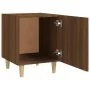 Nachttische 2 Stück braunes Eichensperrholz von vidaXL, Nachttische - Ref: Foro24-817314, Preis: 46,48 €, Rabatt: %