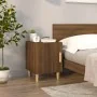 Nachttische 2 Stück braunes Eichensperrholz von vidaXL, Nachttische - Ref: Foro24-817314, Preis: 46,48 €, Rabatt: %
