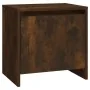 Smoked oak engineered wood bedside table 45x34x44.5 cm by vidaXL, Nightstands - Ref: Foro24-813044, Price: 33,77 €, Discount: %