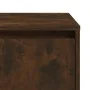 Smoked oak engineered wood bedside table 45x34x44.5 cm by vidaXL, Nightstands - Ref: Foro24-813044, Price: 33,77 €, Discount: %