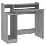 Schreibtisch mit LED in grauer Sonoma-Sperrholz 97x45x90 cm von vidaXL, Schreibtische - Ref: Foro24-820476, Preis: 73,46 €, R...