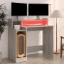 Desk with LED lights, gray Sonoma plywood, 97x45x90 cm by vidaXL, Desks - Ref: Foro24-820476, Price: 74,29 €, Discount: %