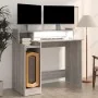 Desk with LED lights, gray Sonoma plywood, 97x45x90 cm by vidaXL, Desks - Ref: Foro24-820476, Price: 74,29 €, Discount: %