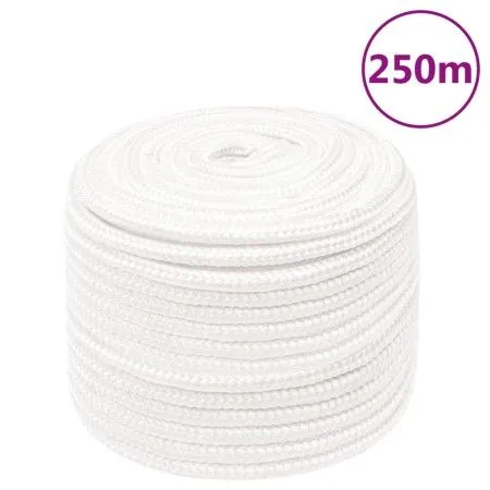 Intense white polypropylene boat rope 14 mm 250 m by vidaXL, Ropes and metal cords - Ref: Foro24-152571, Price: 154,95 €, Dis...