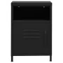 Bedside tables 2 units black steel 35x35x51 cm by vidaXL, Nightstands - Ref: Foro24-3095221, Price: 146,53 €, Discount: %