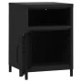 Bedside tables 2 units black steel 35x35x51 cm by vidaXL, Nightstands - Ref: Foro24-3095221, Price: 146,53 €, Discount: %