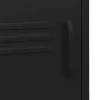 Bedside tables 2 units black steel 35x35x51 cm by vidaXL, Nightstands - Ref: Foro24-3095221, Price: 146,53 €, Discount: %