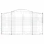 Gabion baskets 10 pcs iron arch shape 200x30x100/120 cm by vidaXL, Pots and planters - Ref: Foro24-3145438, Price: 800,56 €, ...