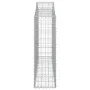 Gabion baskets 10 pcs iron arch shape 200x30x100/120 cm by vidaXL, Pots and planters - Ref: Foro24-3145438, Price: 800,56 €, ...