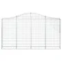 Gabionenkörbe 20 Stück Bogenform Eisen 200x30x100/120 cm von vidaXL, Töpfe und Pflanzgefäße - Ref: Foro24-3145445, Preis: 1,0...