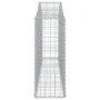 Gabion baskets 9 pcs arch shape iron 200x30x80/100 cm by vidaXL, Pots and planters - Ref: Foro24-3145416, Price: 628,95 €, Di...