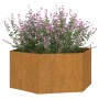 Rostiger Cortenstahl-Pflanzkübel 90x90x45 cm von vidaXL, Töpfe und Pflanzgefäße - Ref: Foro24-823676, Preis: 76,92 €, Rabatt: %