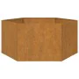 Rostiger Cortenstahl-Pflanzkübel 90x90x45 cm von vidaXL, Töpfe und Pflanzgefäße - Ref: Foro24-823676, Preis: 76,92 €, Rabatt: %