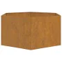 Rostiger Cortenstahl-Pflanzkübel 90x90x45 cm von vidaXL, Töpfe und Pflanzgefäße - Ref: Foro24-823676, Preis: 76,92 €, Rabatt: %