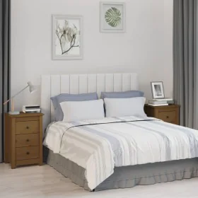 Nachttische 2 Stück Kiefernholz Honigbraun 40x35x61,5 cm von vidaXL, Nachttische - Ref: Foro24-813706, Preis: 116,15 €, Rabat...