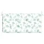 Garden bench cushion Oxford fabric leaf print 120x50x3 cm by vidaXL, Cushions for chairs and sofas - Ref: Foro24-361138, Pric...