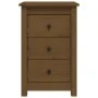 Mesitas de noche 2 uds madera de pino marrón miel 40x35x61,5 cm de vidaXL, Mesitas de noche - Ref: Foro24-813706, Precio: 116...