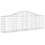 Gabion baskets 2 pcs arch shape iron 200x30x60/80 cm by vidaXL, Pots and planters - Ref: Foro24-3145388, Price: 156,02 €, Dis...