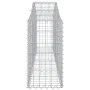 Gabion baskets 2 pcs arch shape iron 200x30x60/80 cm by vidaXL, Pots and planters - Ref: Foro24-3145388, Price: 156,02 €, Dis...