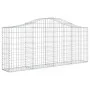13 units of arched iron gabion baskets 200x30x80/100 cm by vidaXL, Pots and planters - Ref: Foro24-3145420, Price: 912,33 €, ...