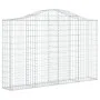 Wire mesh baskets 11 units, arched shape, iron, 200x30x120/140 cm by vidaXL, Pots and planters - Ref: Foro24-3145460, Price: ...