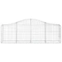 Gabion baskets 15 pcs arch shape iron 200x30x60/80 cm by vidaXL, Pots and planters - Ref: Foro24-3145401, Price: 1,00 €, Disc...
