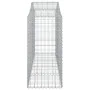 Gabion baskets 6 pcs arch shape iron 200x50x120/140 cm by vidaXL, Pots and planters - Ref: Foro24-3145665, Price: 611,04 €, D...