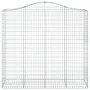 Gabion baskets 13 pcs arch shape iron 200x50x180/200 cm by vidaXL, Pots and planters - Ref: Foro24-3145735, Price: 1,00 €, Di...