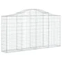 Gabionenkörbe 18 Stück Bogenform Eisen 200x30x100/120 cm von vidaXL, Töpfe und Pflanzgefäße - Ref: Foro24-3145444, Preis: 1,0...