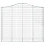 Gabion baskets 4 units, arched shape, iron, 200x50x160/180 cm by vidaXL, Pots and planters - Ref: Foro24-3145705, Price: 514,...
