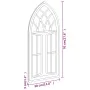 Sandfarbener Innenraumspiegel aus Eisen, 70x30 cm. von vidaXL, Spiegel - Ref: Foro24-3093533, Preis: 79,80 €, Rabatt: %