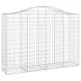Gabion baskets 7 pcs arch shape iron 200x50x140/160 cm by vidaXL, Pots and planters - Ref: Foro24-3145687, Price: 815,90 €, D...