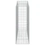 Gabion baskets 7 pcs arch shape iron 200x50x140/160 cm by vidaXL, Pots and planters - Ref: Foro24-3145687, Price: 815,90 €, D...