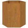 Rostiger Cortenstahl-Pflanzkübel 40x40x45 cm von vidaXL, Töpfe und Pflanzgefäße - Ref: Foro24-823674, Preis: 43,62 €, Rabatt: %