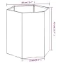Rostiger Cortenstahl-Pflanzkübel 40x40x45 cm von vidaXL, Töpfe und Pflanzgefäße - Ref: Foro24-823674, Preis: 43,62 €, Rabatt: %