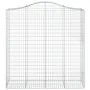 Gabionenkörbe 2 Stk. Bogenform Eisen 200x50x200/220 cm von vidaXL, Töpfe und Pflanzgefäße - Ref: Foro24-3145745, Preis: 283,4...