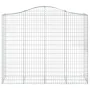 Gabionenkörbe 14 Stück Bogenform Eisen 200x50x160/180 cm von vidaXL, Töpfe und Pflanzgefäße - Ref: Foro24-3145715, Preis: 1,0...