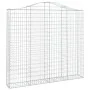 Gabion baskets 5 pcs arch shape iron 200x30x180/200 cm by vidaXL, Pots and planters - Ref: Foro24-3145517, Price: 647,51 €, D...
