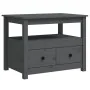 Mesa de centro de madera maciza de pino gris 71x49x55 cm de vidaXL, Mesas de centro - Ref: Foro24-820938, Precio: 105,04 €, D...