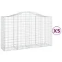 Gabionenkörbe 5 Stück Bogenform Eisen 200x50x120/140 cm von vidaXL, Töpfe und Pflanzgefäße - Ref: Foro24-3145664, Preis: 523,...