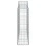 Gabion baskets 5 pcs arch shape iron 200x30x100/120 cm by vidaXL, Pots and planters - Ref: Foro24-3145433, Price: 423,04 €, D...