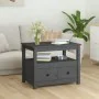 Solid gray pine wood coffee table 71x49x55 cm by vidaXL, Coffee table - Ref: Foro24-820938, Price: 104,87 €, Discount: %
