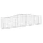 Gabion baskets 10 pcs arch shape iron 400x50x80/100 cm by vidaXL, Pots and planters - Ref: Foro24-3145951, Price: 1,00 €, Dis...
