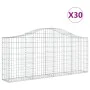 Gabionenkörbe 30 Stück Bogenform Eisen 200x30x80/100 cm von vidaXL, Töpfe und Pflanzgefäße - Ref: Foro24-3145426, Preis: 2,00...